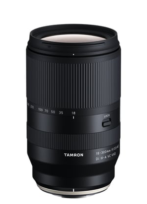 Tamron 18-300mm F/3.5-6.3 Di III-A VC VXD, Sony E-Mount Mirrorless/SLR Ultra-telephoto zoom lens Black