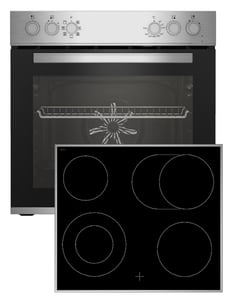 Beko BBUE12020X keramikhäll Elektrisk spis