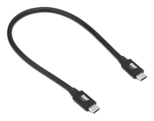 OWC OWCCBLTB5C0.3M kabel Thunderbolt 0,3 m 120 Gbit/s Czarny