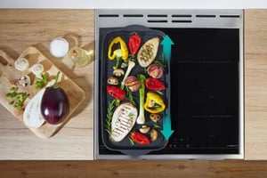Gorenje GEIT6C60XPG Kuchenka wolnostojąca Prąd elektryczny Płyta indukcyjna strefowa Stal nierdzewna