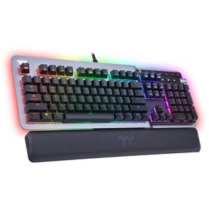 Thermaltake Argent K5 RGB Gaming-Tastatur USB QWERTY Englisch Titan