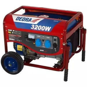DEDRA DEGB3600K agregat prądotwórczy 2800 W 15 l Benzynowy Niebieski, Czerwony