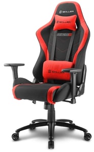 Sharkoon SKILLER SGS2 Gamingstol Klädd sits Svart, Röd