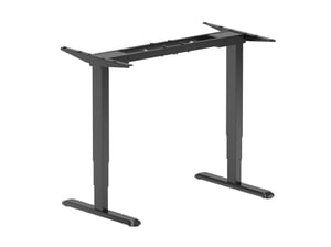 Equip 650815 Stativram för skrivbord, eldrift, 2 x ben, svart