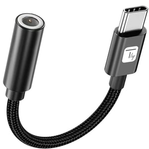 Techly ICOC USBC-DAC24J ljudkonverterare Svart