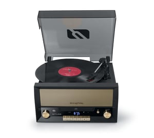 Muse MT-110B Turntable Platter Direct-Drive Turntable Black, Brown