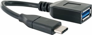Schwaiger CK 3105 USB 3.2 Gen 1 (3.1 Gen 1) Cable, 0.15 m, USB-A to USB-C, 5 Gbit/s, Black