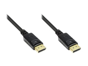 Alcasa 4810-030G kabel DisplayPort 3 m Czarny