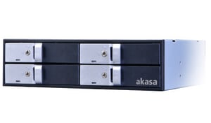 Akasa AK-IEN-02 2,5-Zoll-Laufwerksschacht, schwarz
