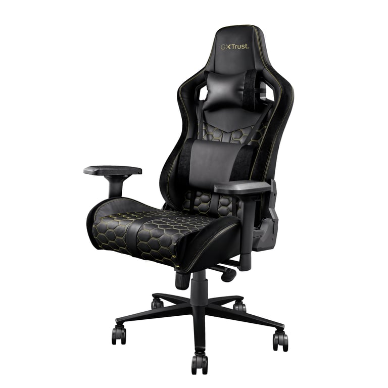 Trust GXT 712 Resto Pro Uniwersalny fotel dla gracza Czarny, Żółty
