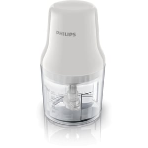 Philips Daily Collection HR1393/00 Elektrischer Gemüseschneider 0,7 l 450 W Transparent, Weiß