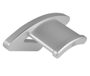 Silverstone EBA02 Passiv hållare för hörlurar, headset, silver