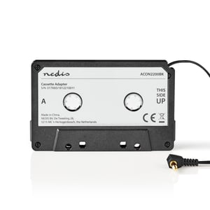 Nedis ACON2200BK Cassette Tape Adapter, Black