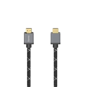 Hama 00205239 HDMI-kabel 2 m, HDMI typ A (standard), svart, grå