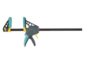 wolfcraft GmbH 3032000 klamra Zacisk stolarski 45 cm Zielony, Szary, Żółty