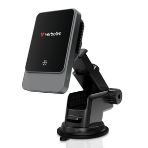 Verbatim Charge 'n' Drive Smartphone Schwarz USB Kabelloses Laden Schnellladen Automatisch