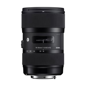Sigma 18-35mm F1.8 DC HSM SLR Standardowy obiektyw zmiennoogniskowy Czarny