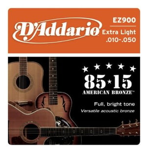 D'Addario EZ900 struna instrumentu muzycznego Akustyczny 6 szt. Stal Gitara
