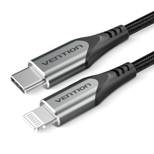 Vention TACHF Handy-Kabel Grau 1 m USB-C-Lightning