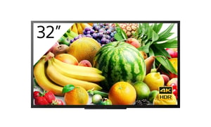 Sony FW-32BZ30J digital skyltningsskärm Platt skärm Digital Signage 81,3 cm (32") VA Wi-Fi 300 cd/m² 4K Ultra HD Svart Android 10 24/7