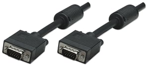 Manhattan SVGA 1,8 m VGA-Kabel (D-Sub) Schwarz