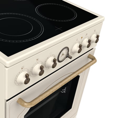 Gorenje GECS5B70CLI Kuchenka wolnostojąca Prąd elektryczny Ceramiczna Beżowy