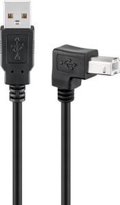 Goobay 68733 USB-Kabel USB 2.0 3 m USB A – USB B Schwarz