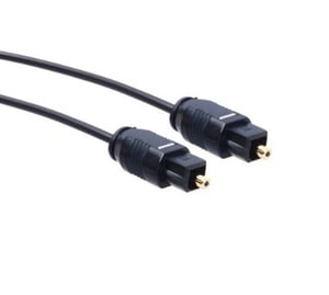 Maclean MCTV-753 kabel audio 3 m Toslink Czarny