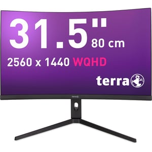 TERRA 3285W Computermonitor 80 cm (31,5") 2560 x 1440 px Wide Quad HD LCD Schwarz