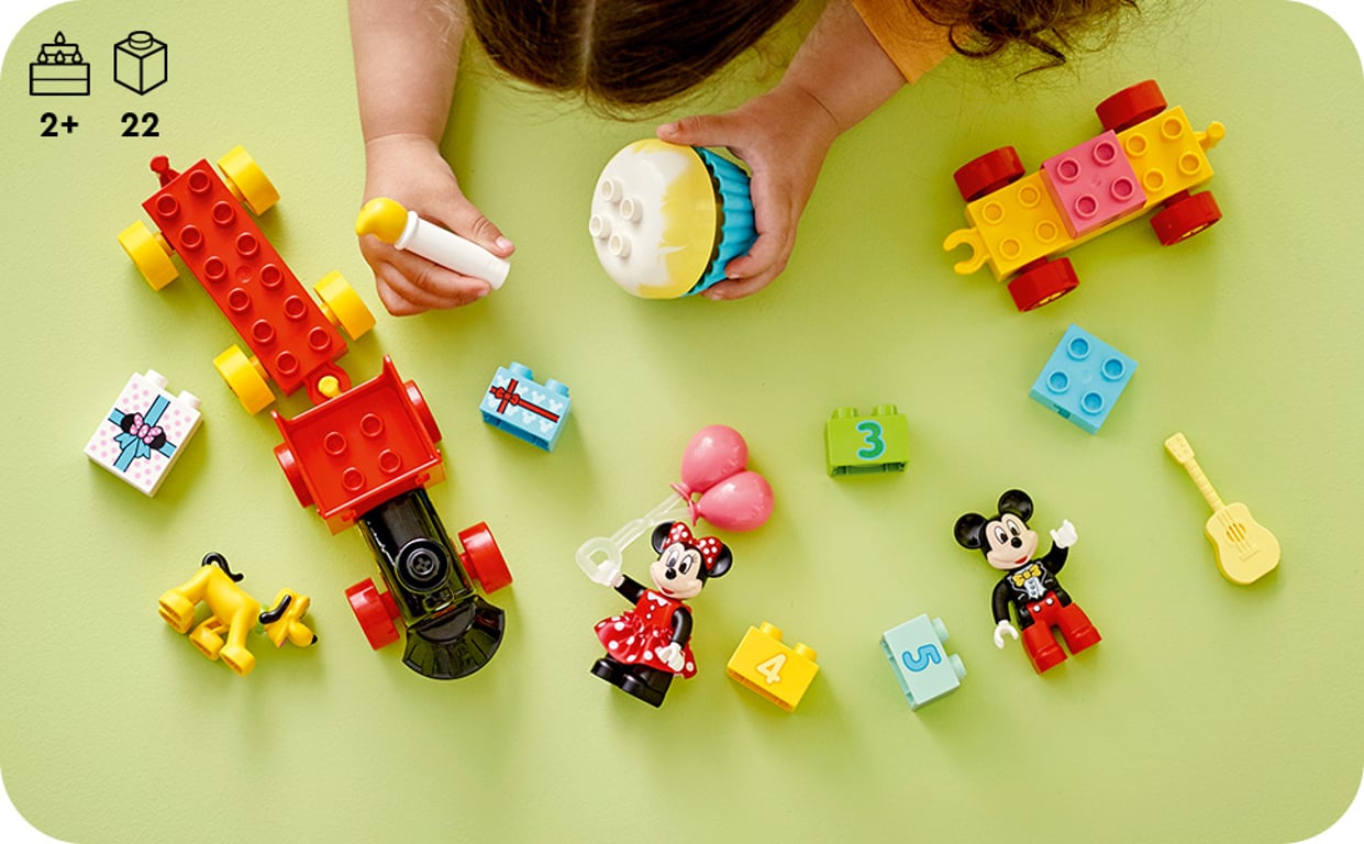 LEGO DUPLO Disney Urodzinowy pociąg myszek Miki i Minnie