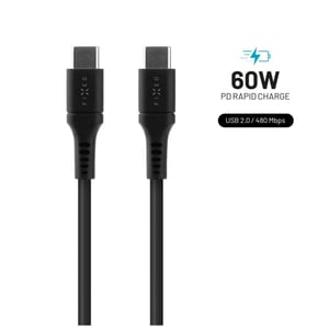 FIXED FIXDLS-CC2-BK kabel USB USB 2.0 2 m USB C 4,8 Gbit/s Czarny