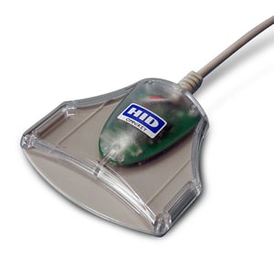 HID Identity OMNIKEY 3021 Smart Card Reader, Internal USB 2.0, Gray, Transparent