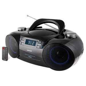 Sencor SPT 4700 bärbart stereosystem, digitalt 12 W FM, svart, MP3-spelare