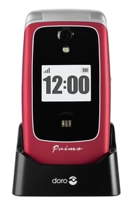 Doro Primo 418 7.11 cm (2.8") 110 g Red Camera on the phone