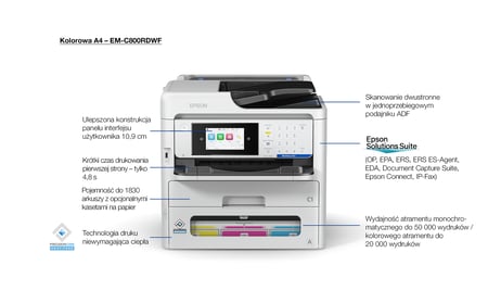 Epson WorkForce Pro EM-C800RDWF