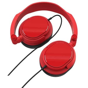 Vivanco DJ 20 Kopfhörer, kabelgebunden, Kopfbügel, rot