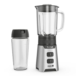 Tefal BL16GE30 Mixer 0,7 l Standmixer 400 W Edelstahl, Schwarz