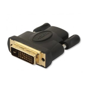 Techly IADAP-DVI-HDMI-F Adapter für DVI-D-Kabel, schwarz