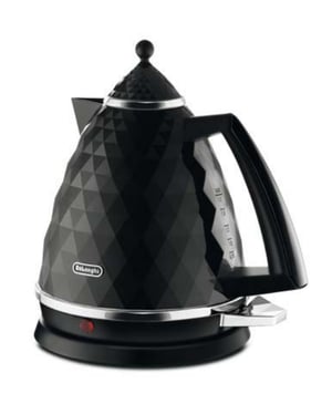 De’Longhi Brillante KBJ 2001.BK Wasserkocher 1,7 l, 2000 W, schwarz