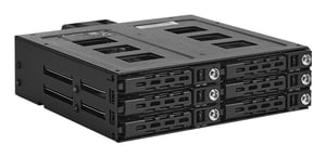 Chieftec CBP-625 paneldrivfack Bakplatta Svart