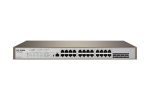 IP-COM Networks Pro-S24-410W Zarządzany L2/L3 Gigabit Ethernet (10/100/1000) Obsługa PoE 1U Szary