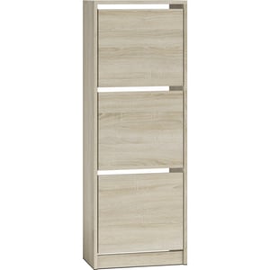 Topeshop B3 SONOMA Closed Shoe Organizer, Oak