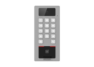 Hikvision DS-K1T502DBFWX-C Zugangskontrollleser Einfacher Zugangskontrollleser Schwarz, Grau