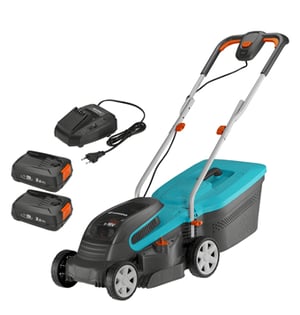 Gardena PowerMax Standard Lawn Mower Battery Black, Blue, Orange