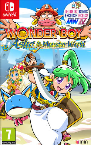 ININ Games Wonder Boy : Asha In Monster World NSW Standardowy Niemiecki, Angielski, Hiszpański, Francuska, Włoski Nintendo Switch