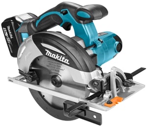 Makita DHS630RTJ przenośna pilarka tarczowa 16,5 cm Czarny, Niebieski, Szary 3100 RPM