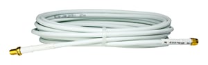 Televes 386001 2 m Coaxial Cable, SMA, White