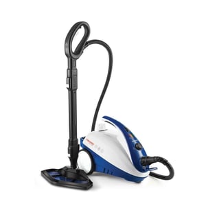 Polti Smart 40 Mop Cylindrical Steam Cleaner 1.6 L 1800 W Black, Blue, White