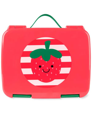 Skip Hop Spark Style Bento Box Erdbeer Pojemnik na lunch Zielony, Czerwony 1 szt.