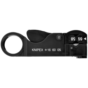 Knipex 16 60 05 isoleringsavdragare Svart